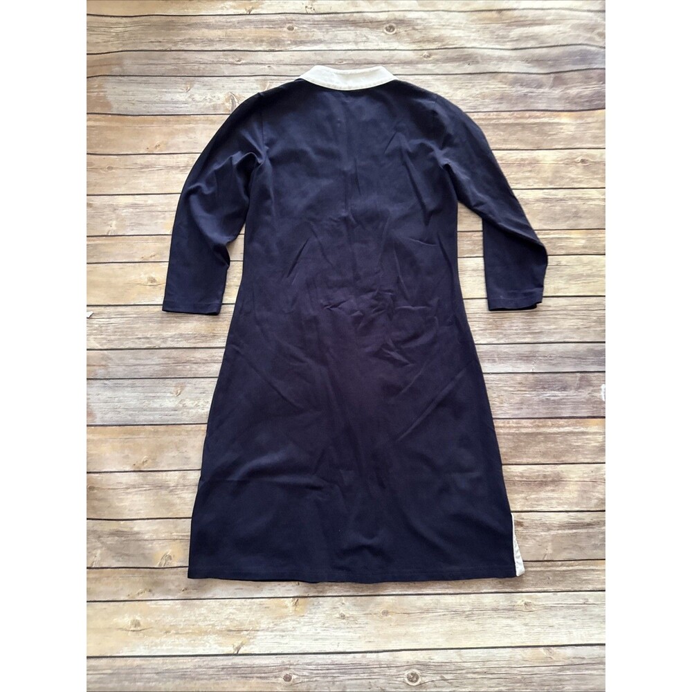 Spartina 449 Navy Blue Women’s XS Monica Tunic Dress Embroidered Preppy - Picture 9 of 9